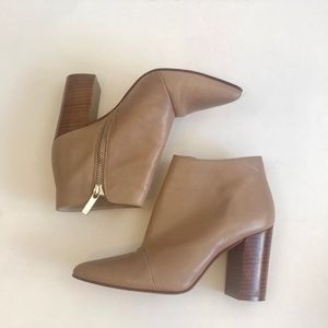 Zara Taupe booties